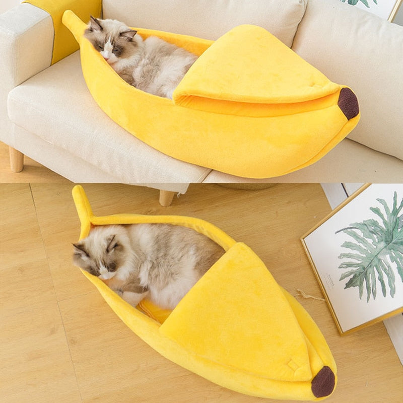 Banana Cat Bed by My Store 2