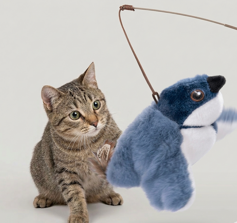 Flapping Bird Cat Toy – Interactive Moving Bird Toy for Cats by My Store