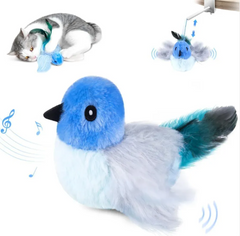 USB Rechargeable Interactive Flapping Bird Cat Toy
